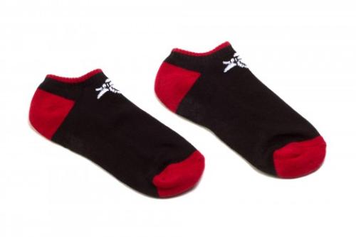 Animal Crew Socken schwarz-rot kurz